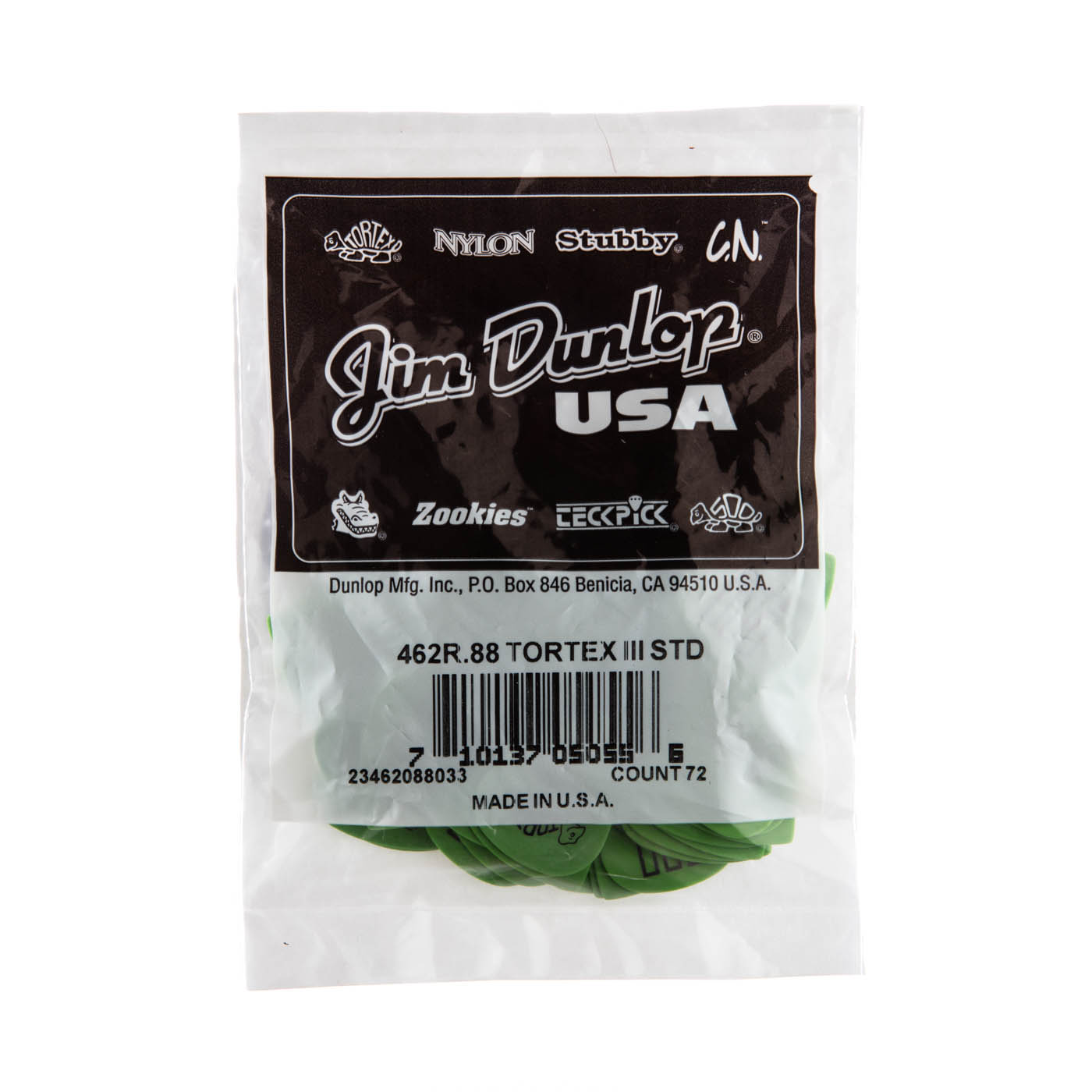 DUNLOP Médiators Tortex TIII x 72