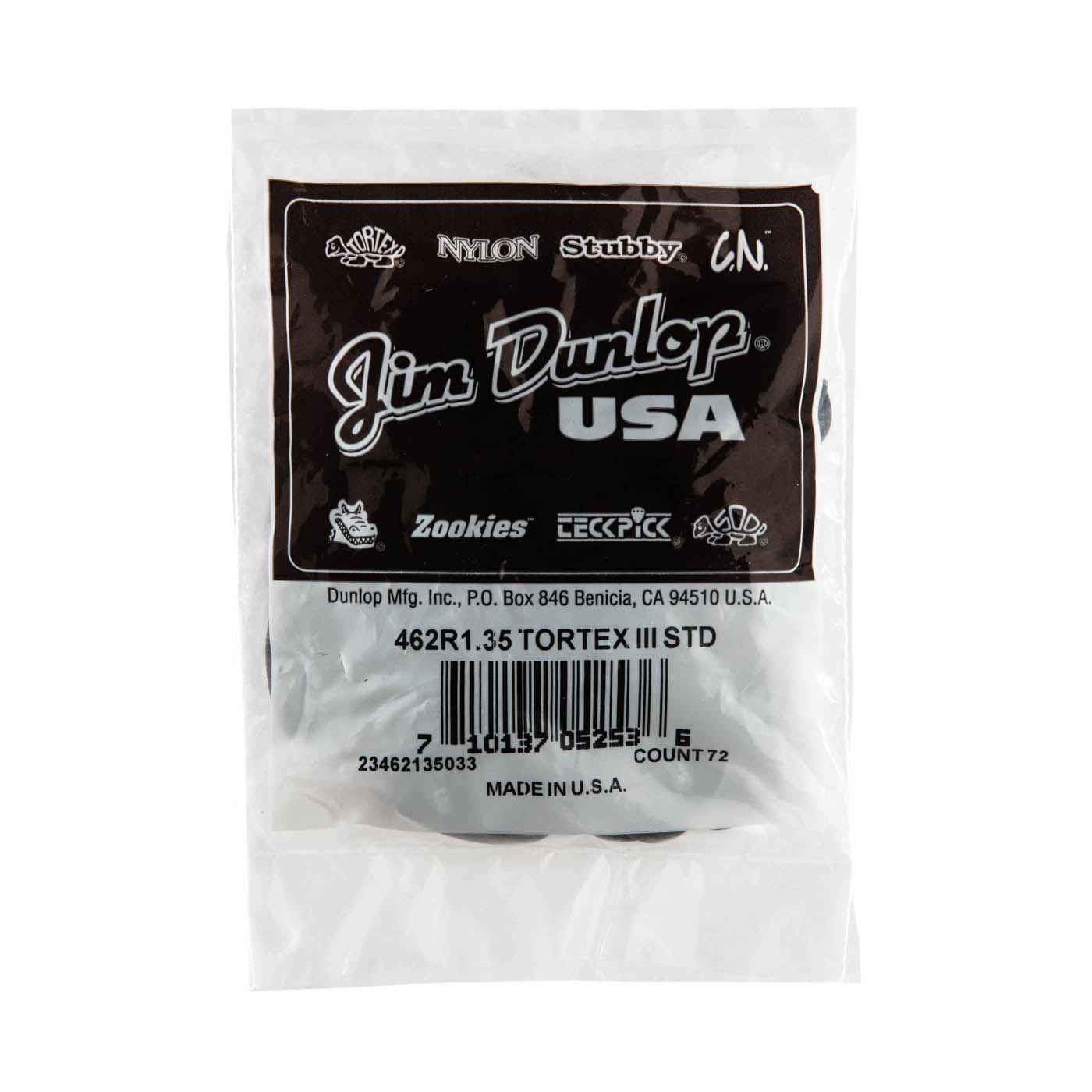 DUNLOP Médiators Tortex TIII x 72