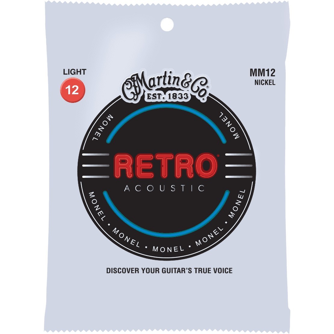 MARTIN Cordes Acoustiques Retro Jeu Light 12 54