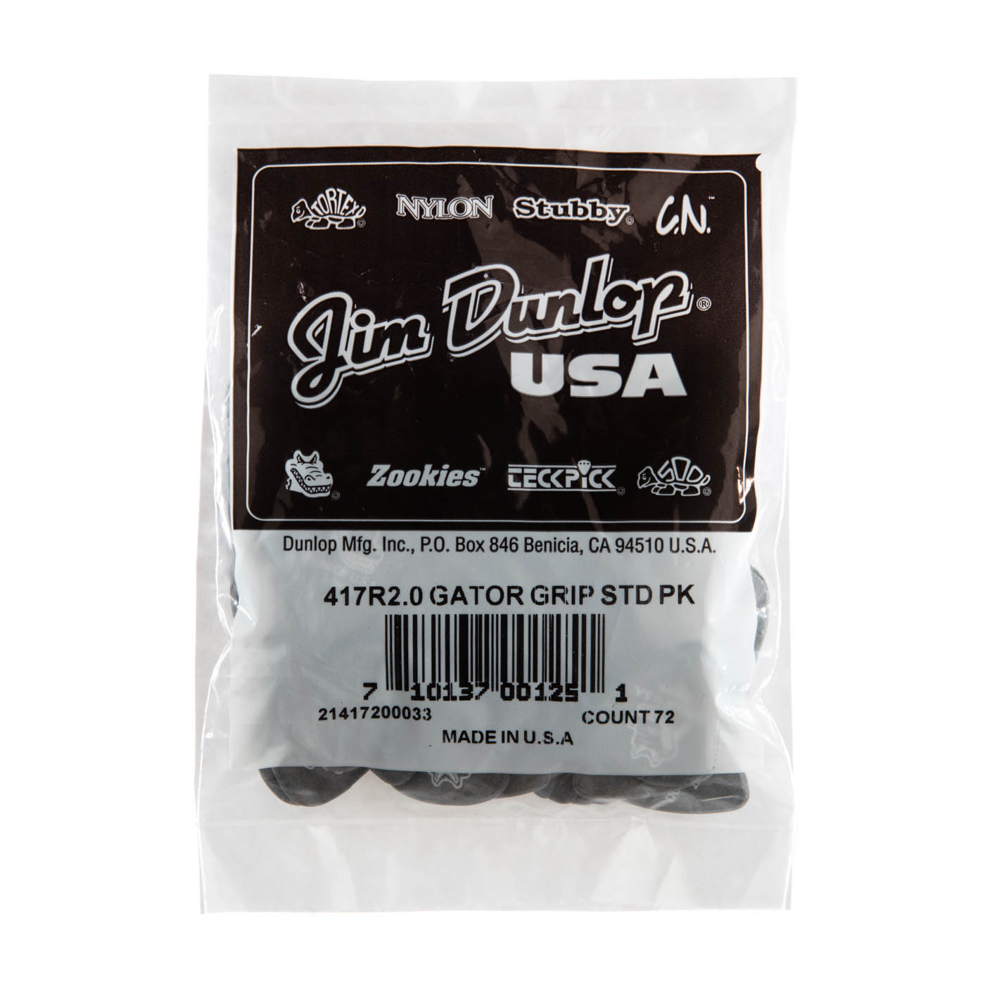 DUNLOP Médiators Gator Grip DUNLOP Médiators Gator Grip