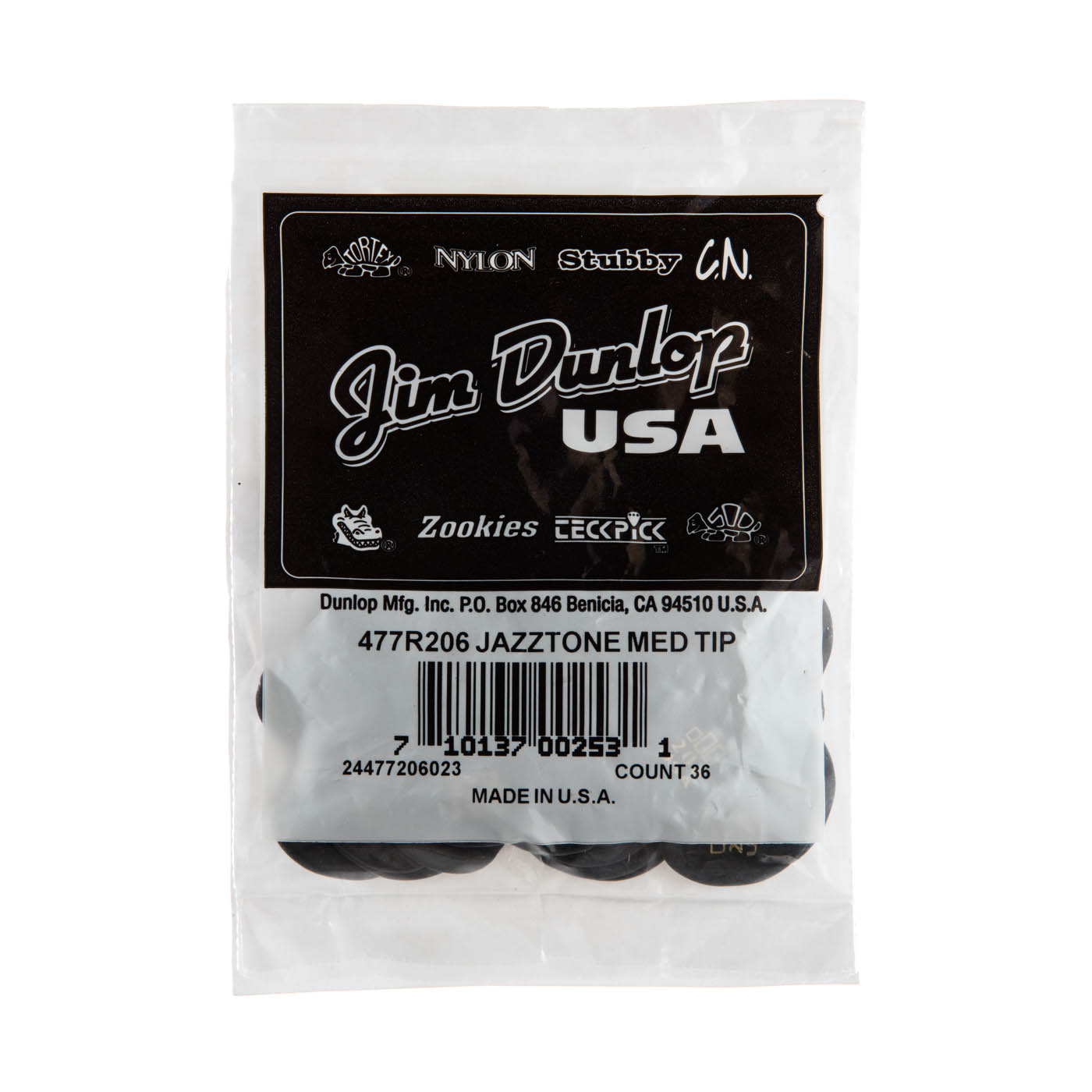DUNLOP Médiators JD Jazztones DUNLOP Médiators JD Jazztones