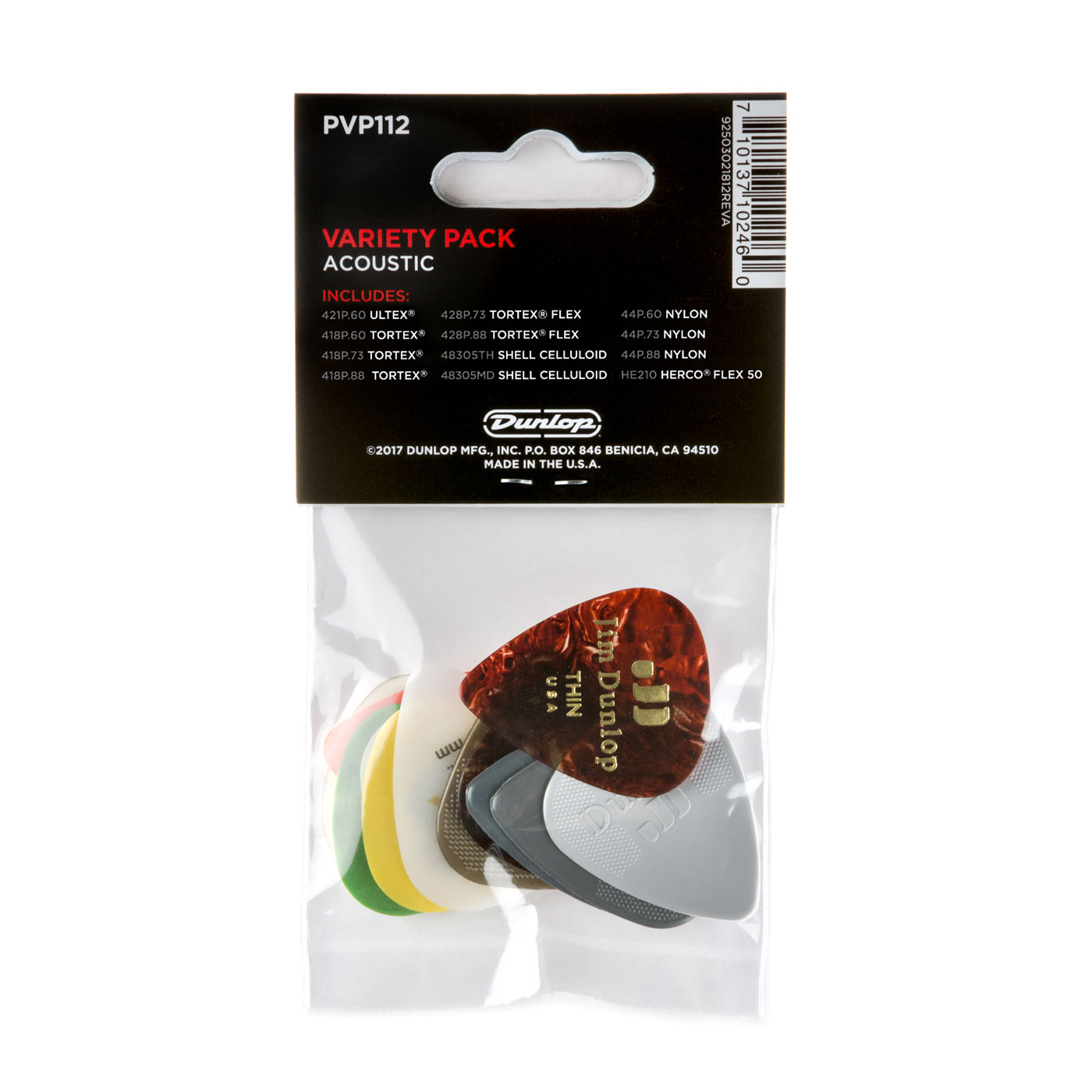 DUNLOP Médiators Acoustic Variety Pack