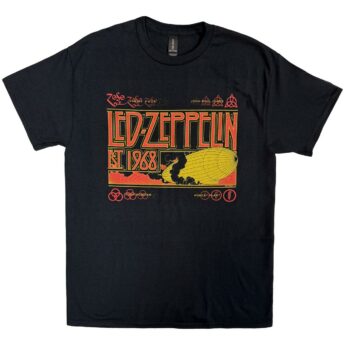 T-shirt LED ZEPPELIN Zeppelin & Smoke