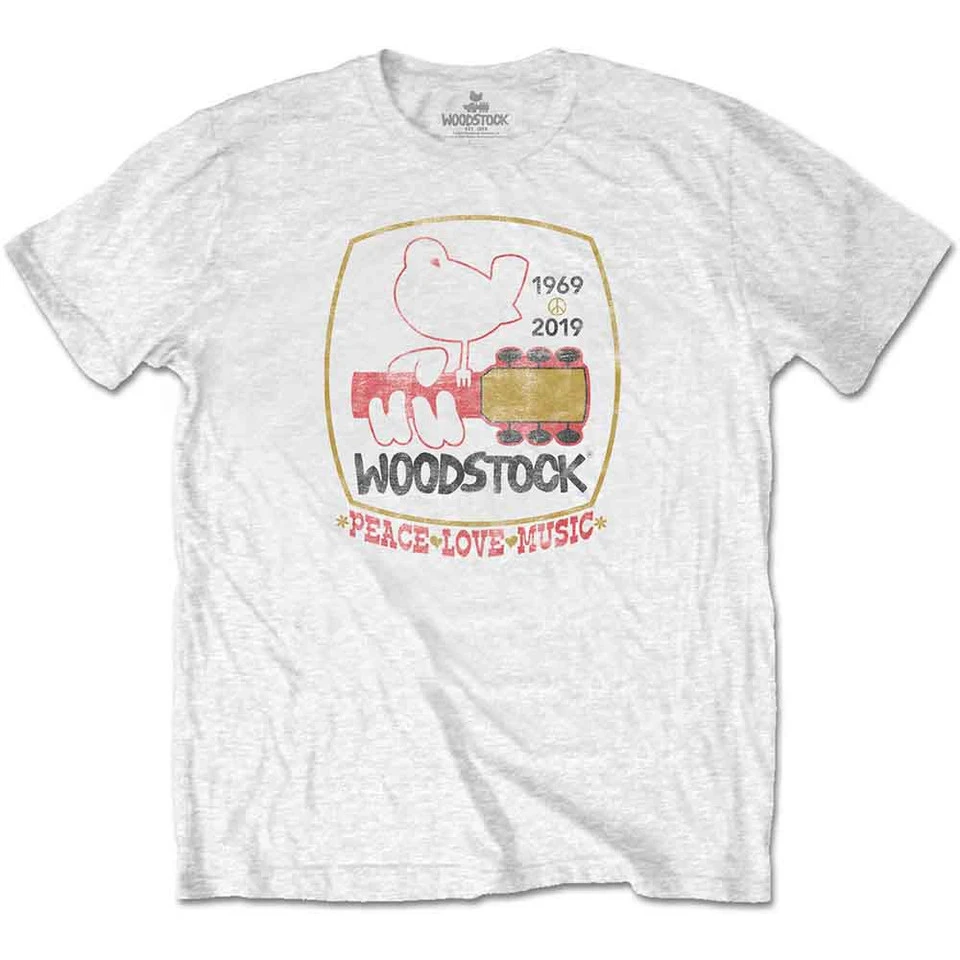 T-shirt WOODSTOCK Peace Love Music T-shirt WOODSTOCK Peace Love Music