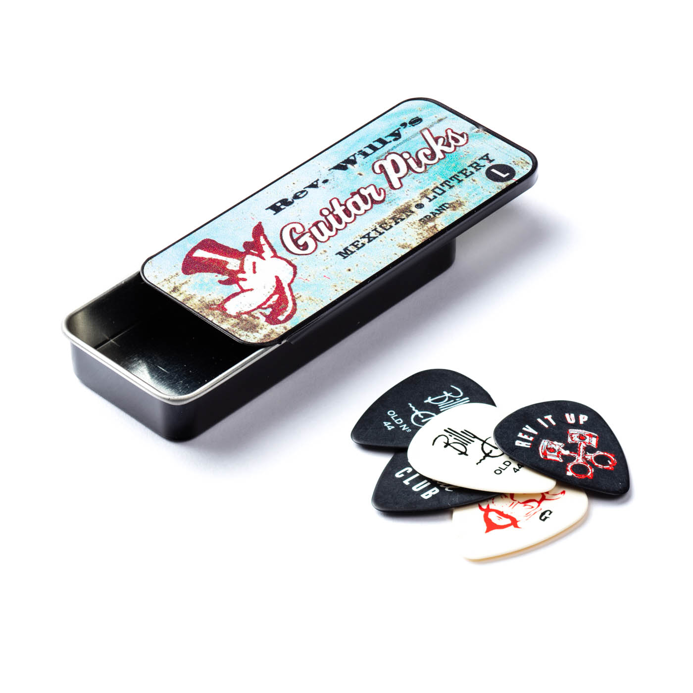 DUNLOP Pick Tins Rev Willy
