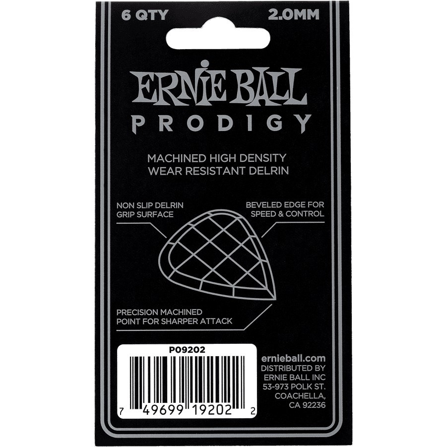 ERNIE BALL Médiators Prodigy Standard ERNIE BALL Médiators Prodigy Standard