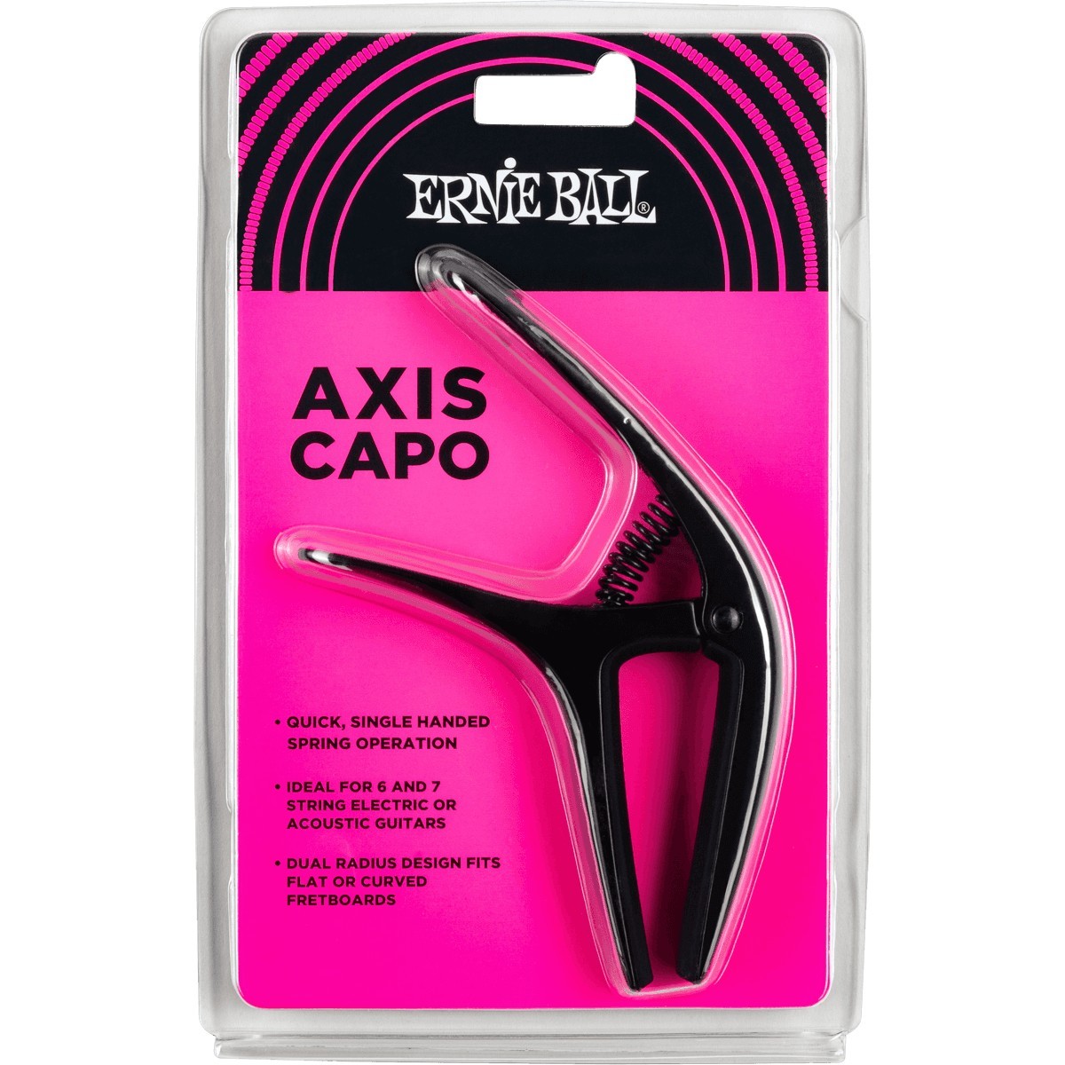 ERNIE BALL Capodastre Axis Noir