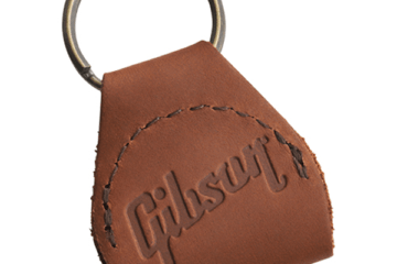 GIBSON Premium Leather Pickholder Keychain