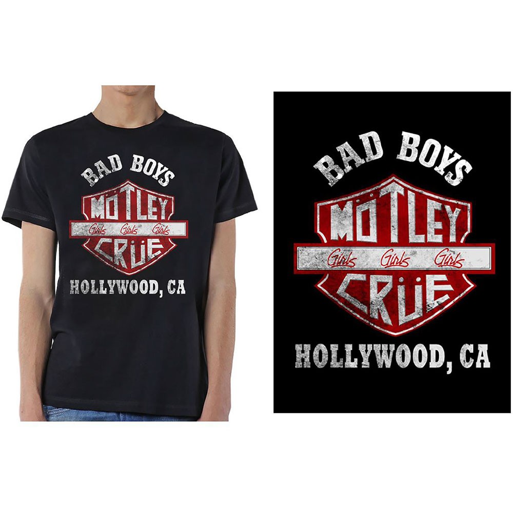 MOTLEY CRUE Bad Boys Shield