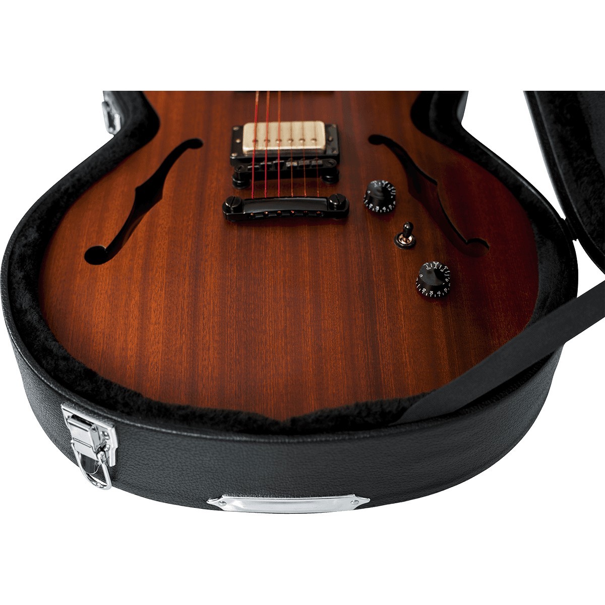 GATOR Etui Bois Eco GWE Guitare Electrique Semi-Hollow Type 335 GATOR Etui Bois Eco GWE Guitare Electrique Semi-Hollow Type 335