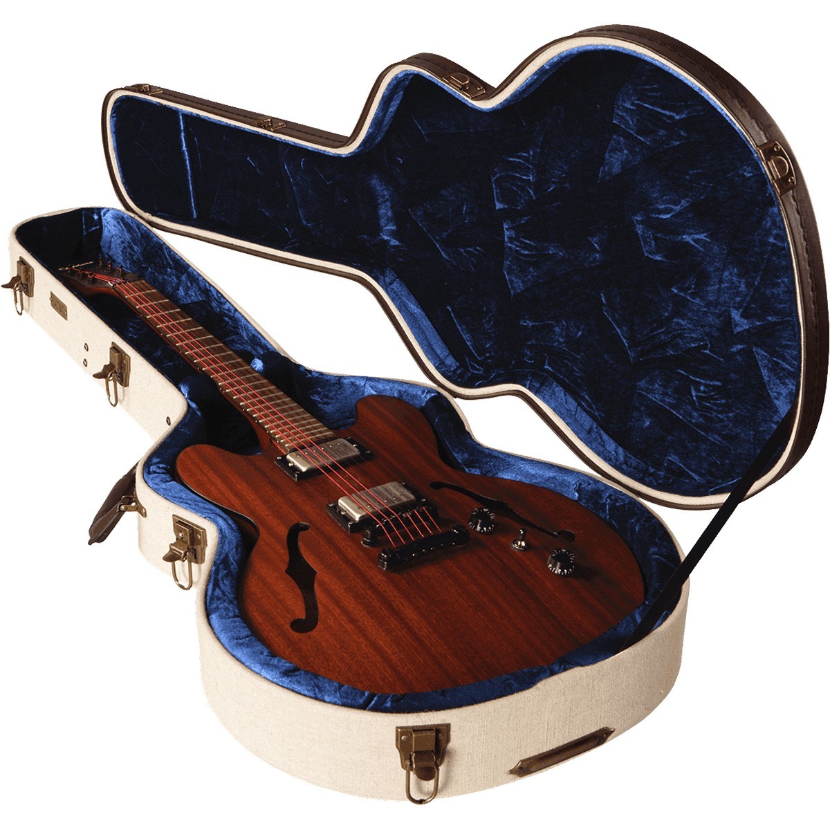 GATOR Etui Guitare Bois Deluxe GW Journeyman Type 335 GATOR Etui Guitare Bois Deluxe GW Journeyman Type 335