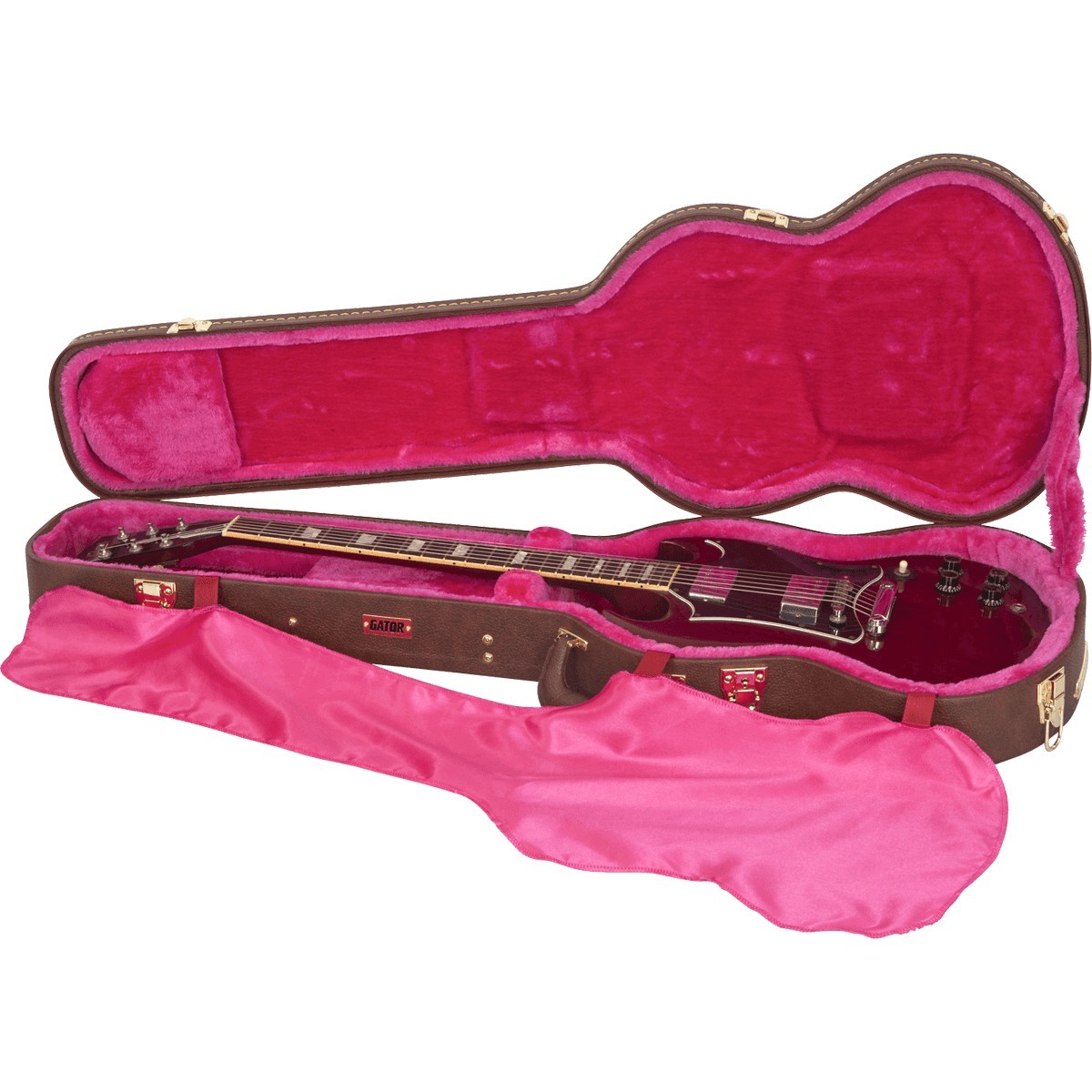 GATOR Etui Guitare Bois Deluxe GW Type SG