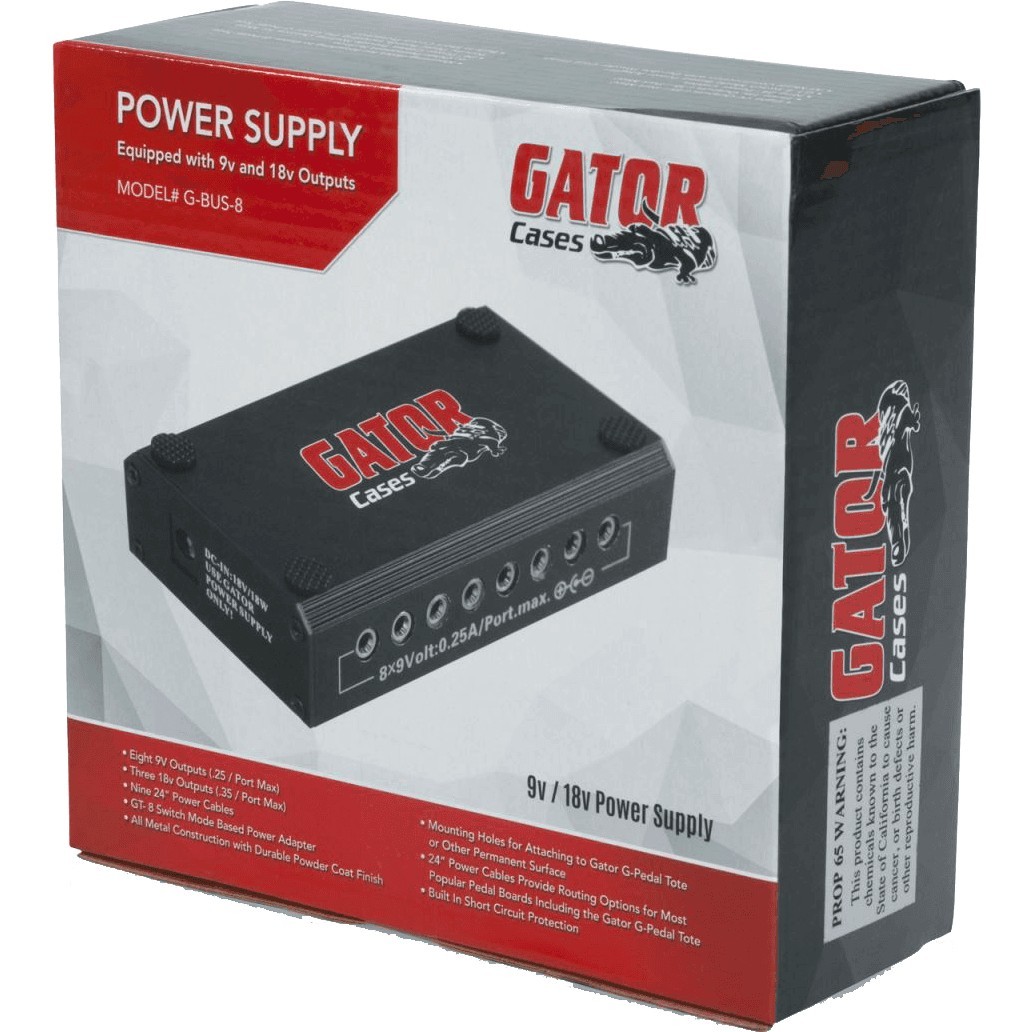 GATOR Alimentation Adaptateur G BUS 8 GATOR Alimentation Adaptateur G BUS 8