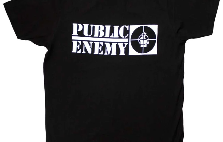 T-shirt PUBLIC ENEMY Crosshairs Logo