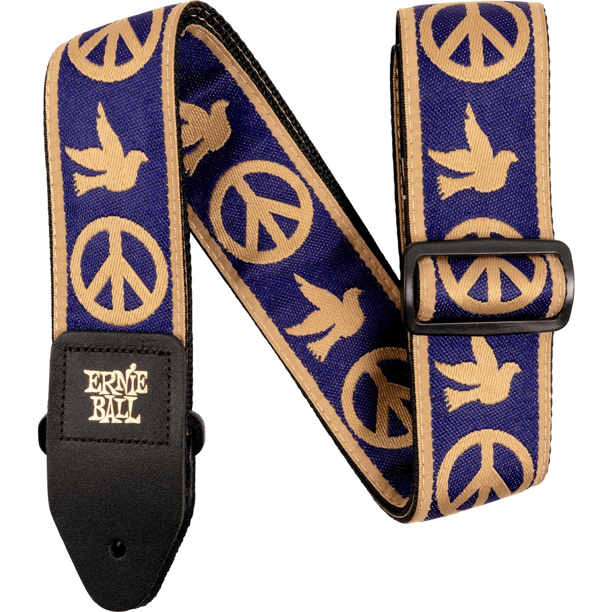 ERNIE BALL Sangle Jacquard Peace Love Dove ERNIE BALL Sangle Jacquard Peace Love Dove