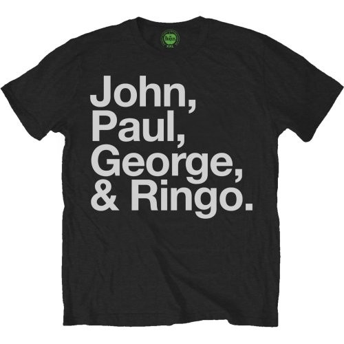 T-shirt THE BEATLES John Paul George & Ringo