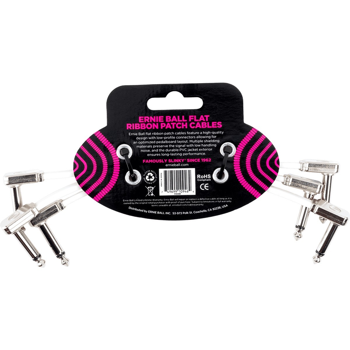 ERNIE BALL Cable Instrument Patch Flat Ribbon