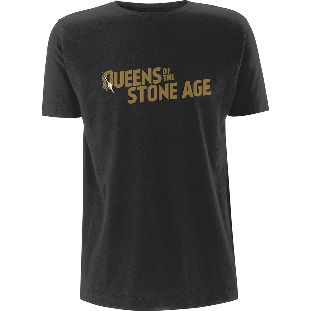 QUEENS OF THE STONE AGE Metallic Text Logo