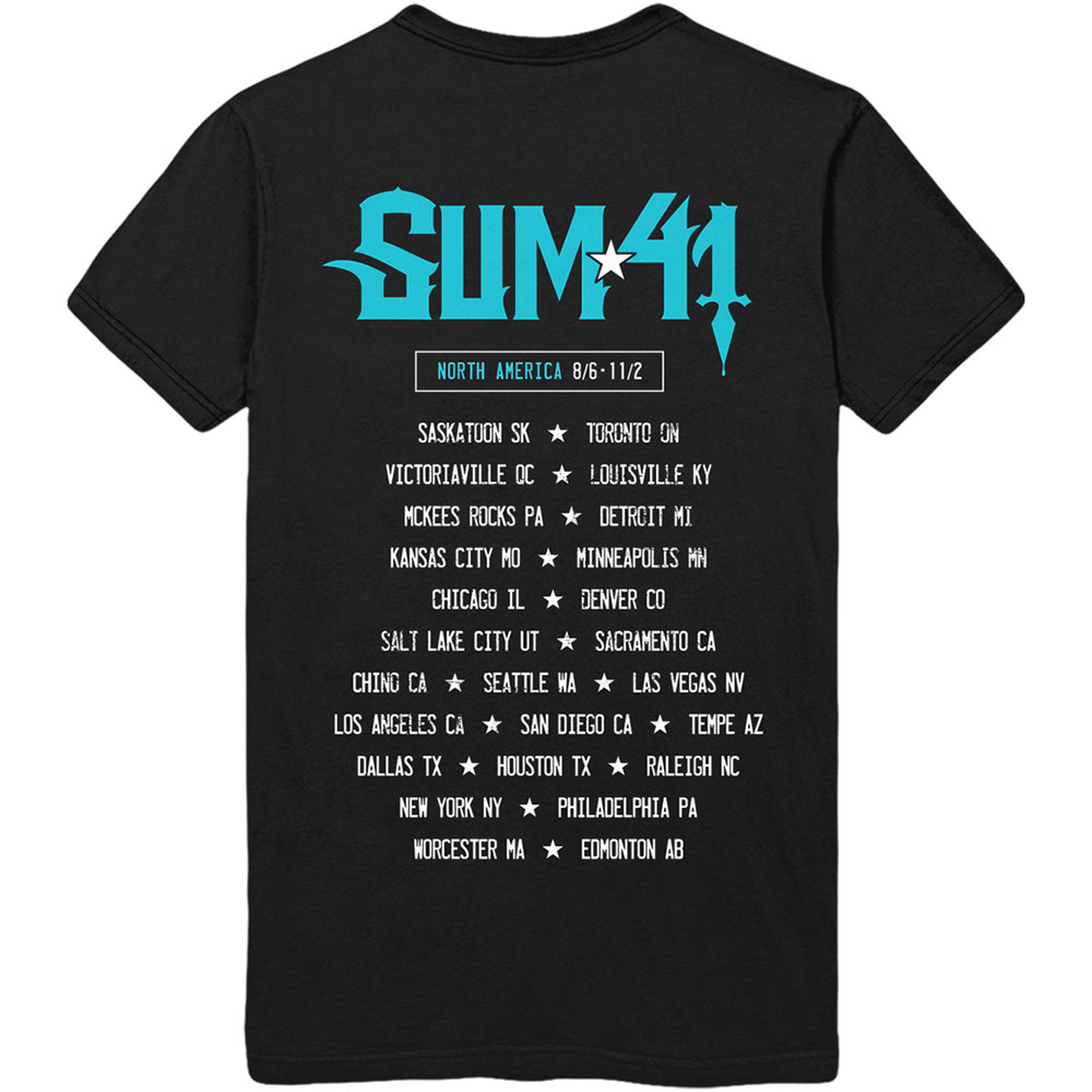 T-shirt SUM 41 Blue Demon