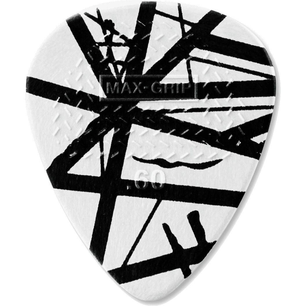 DUNLOP Médiators EVH White With Black Stripes