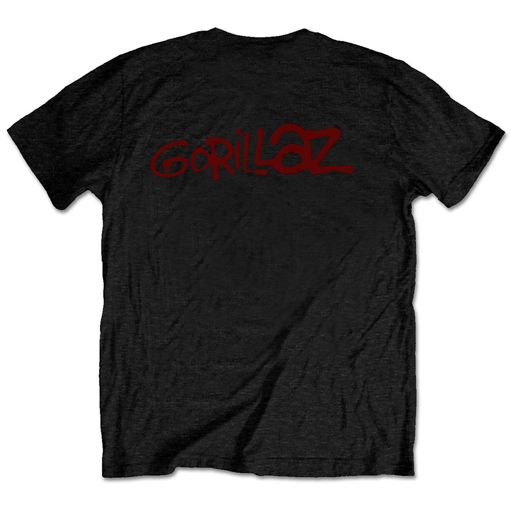 T-shirt GORILLAZ Group Green Geep