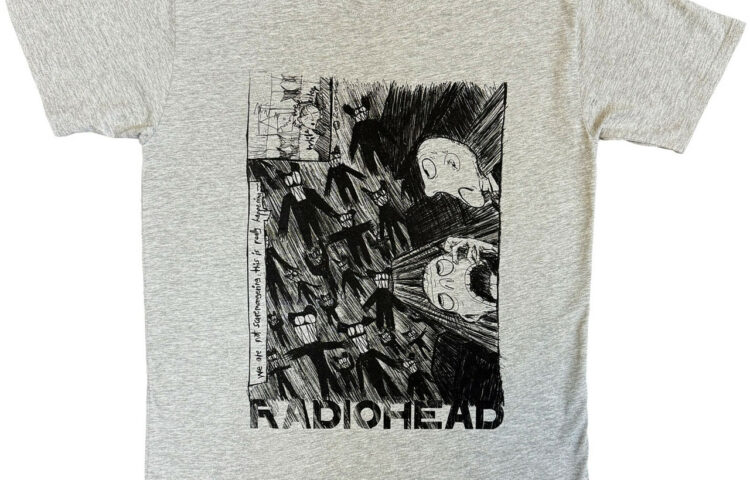 T-shirt RADIOHEAD Scribble