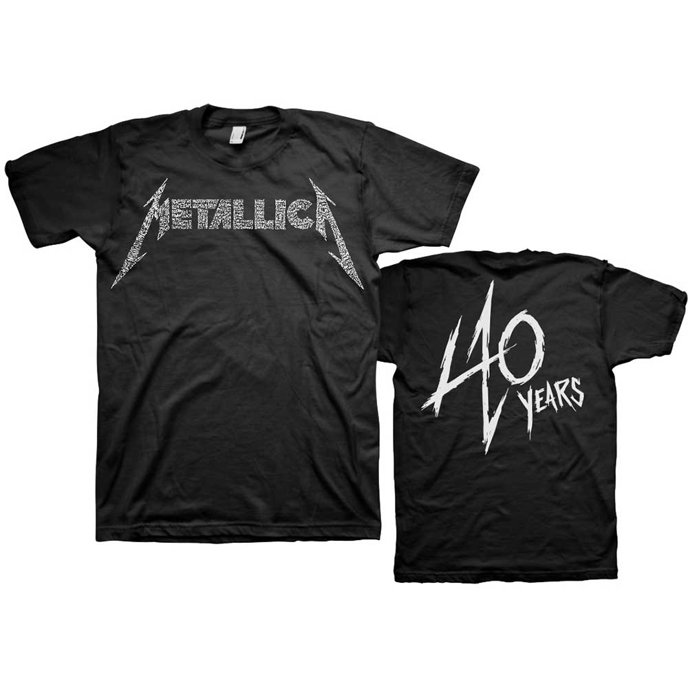 METALLICA 40th Anniversary Songs Logo