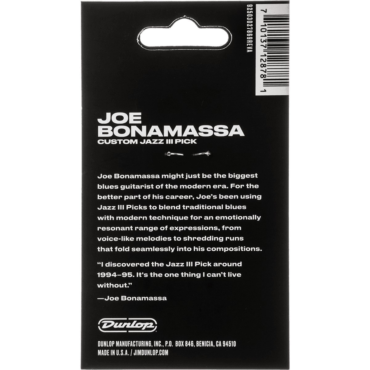 DUNLOP Médiators Bonamassa Variety Pack