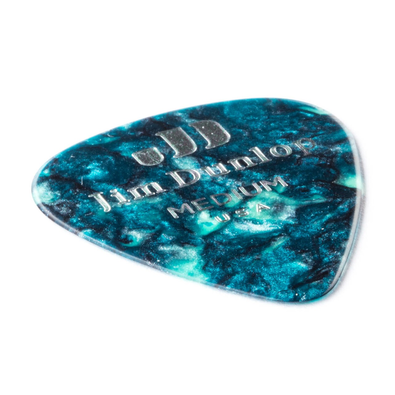 DUNLOP Médiators Celluloid Turquoise Pearloid