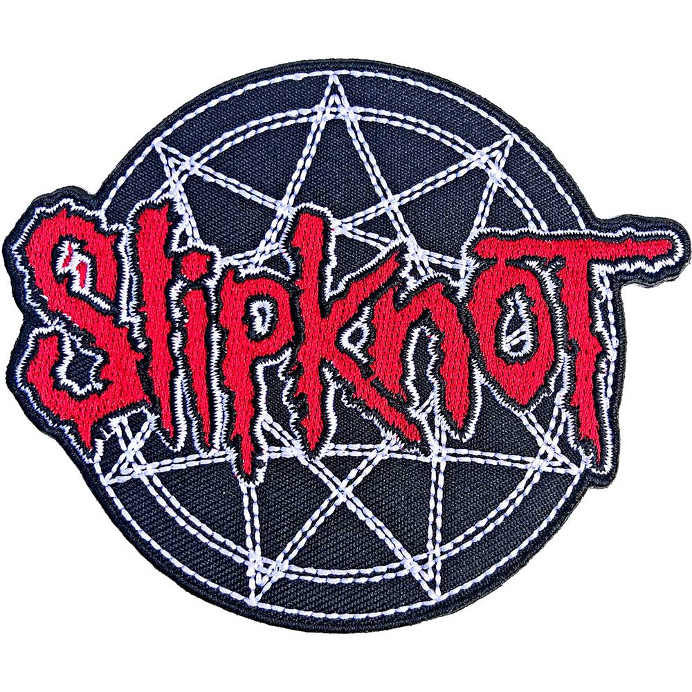 SLIPKNOT Red Logo Over Nonogram