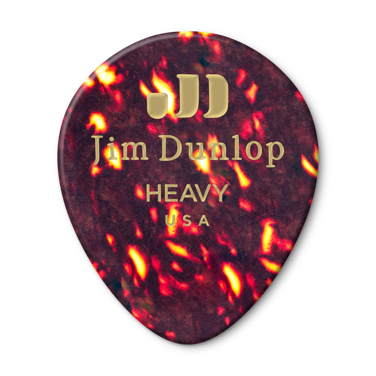 DUNLOP Médiators Celluloid Shell Teardrop