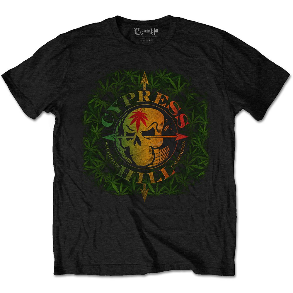 CYPRESS HILL South Gate Logo And Leaves