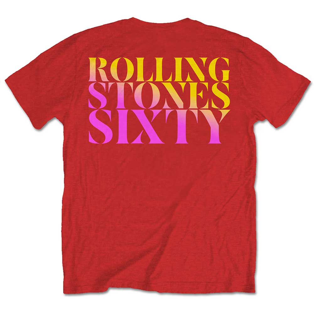 THE ROLLING STONES Sixty Gradient Text