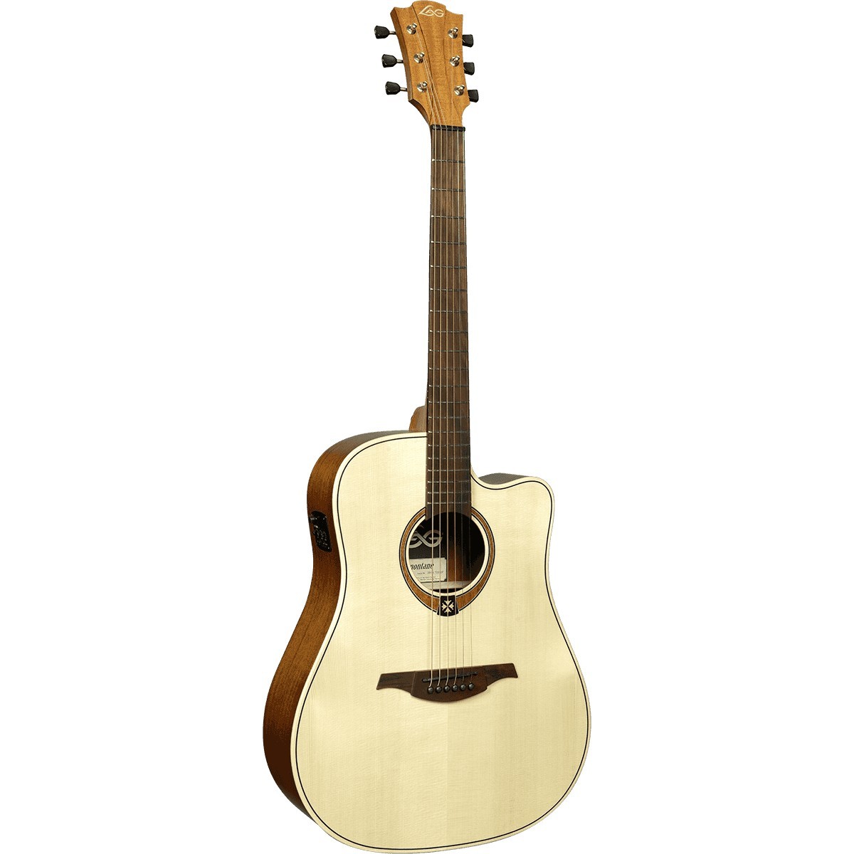 LAG Tramontane 70 Dreadnought Cutaway Electro Natural