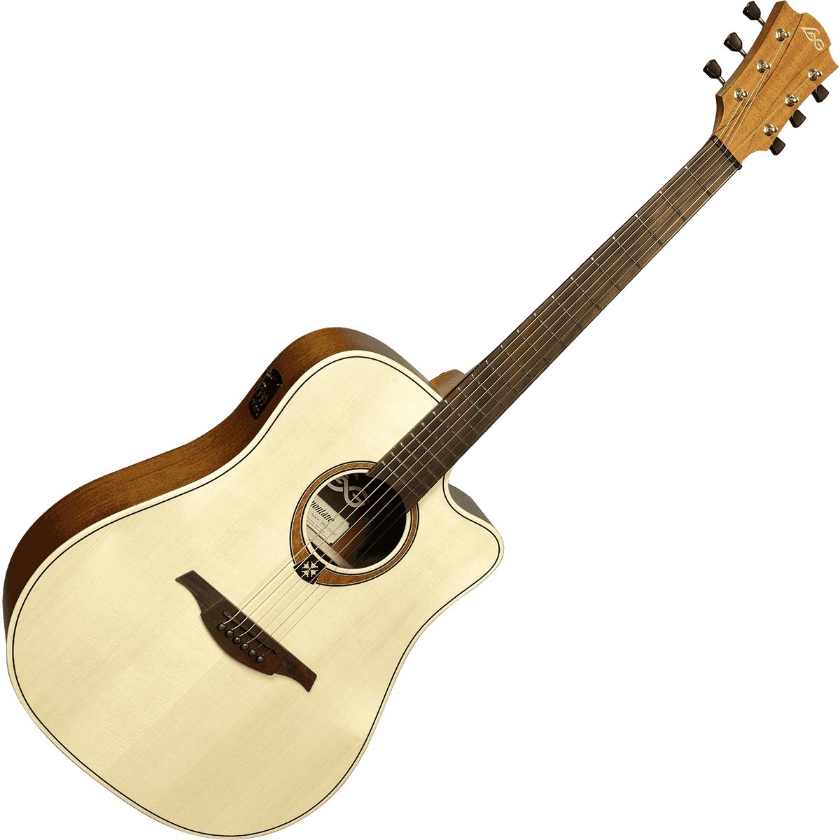 LAG Tramontane 70 Dreadnought Cutaway Electro Natural