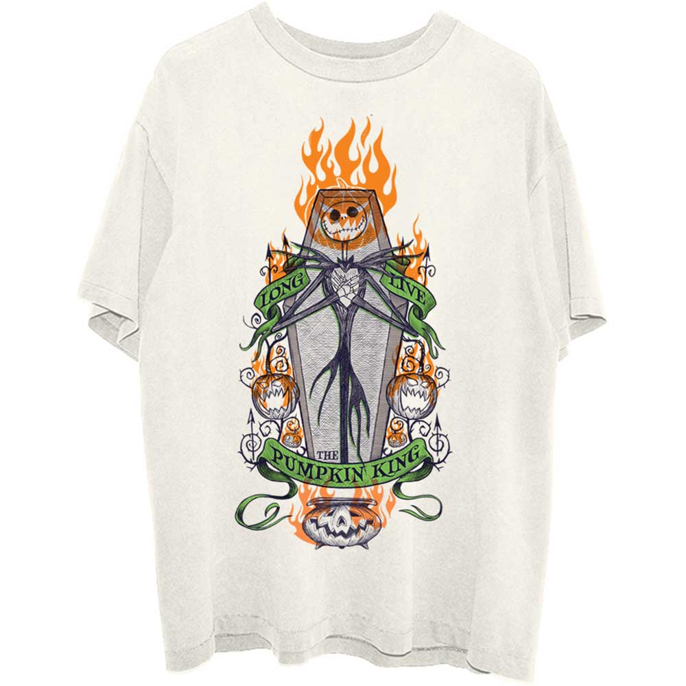 DISNEY The Nightmare Before Christmas Orange Flames Pumpkin King