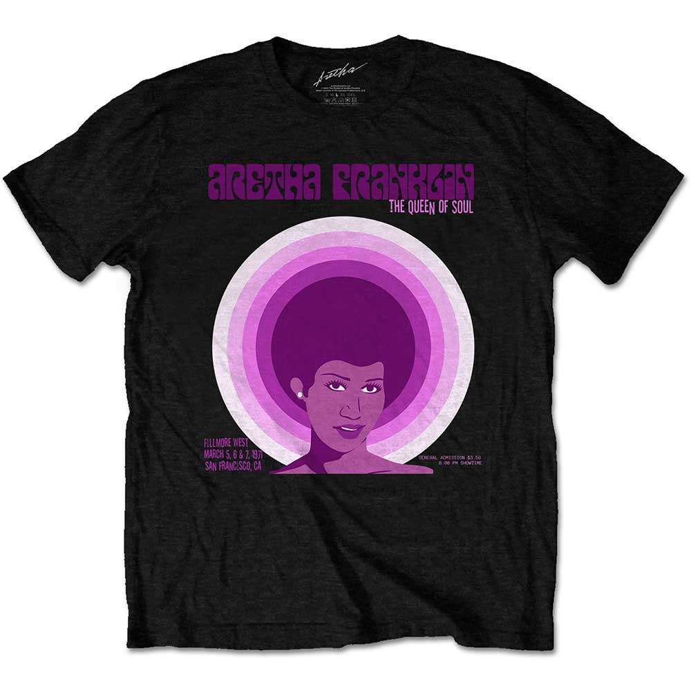 T-shirt ARETHA FRANKLIN Fillmore West 71