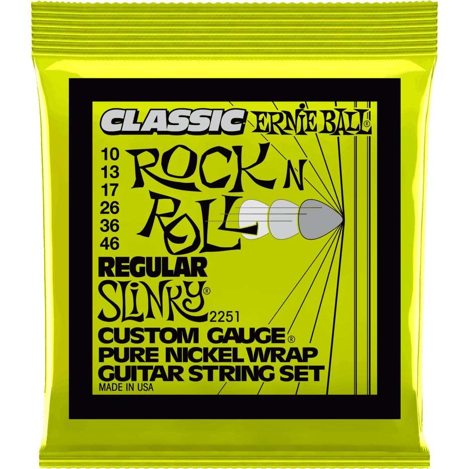 ERNIE BALL Cordes Electriques Slinky Classic Rock N Roll Pure Nickel Wrap