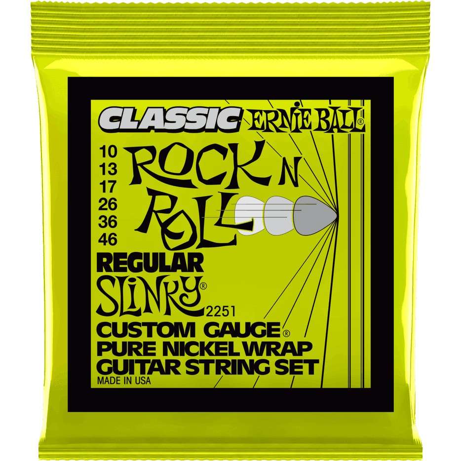 ERNIE BALL Cordes Electriques Slinky Classic Rock N Roll Pure Nickel Wrap ERNIE BALL Cordes Electriques Slinky Classic Rock N Roll Pure Nickel Wrap