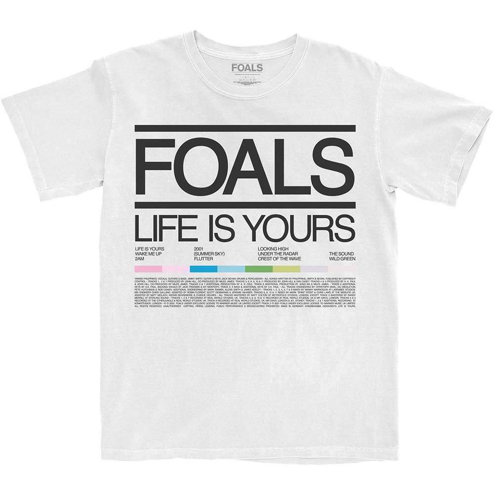 FOALS Life Is Yours Song List