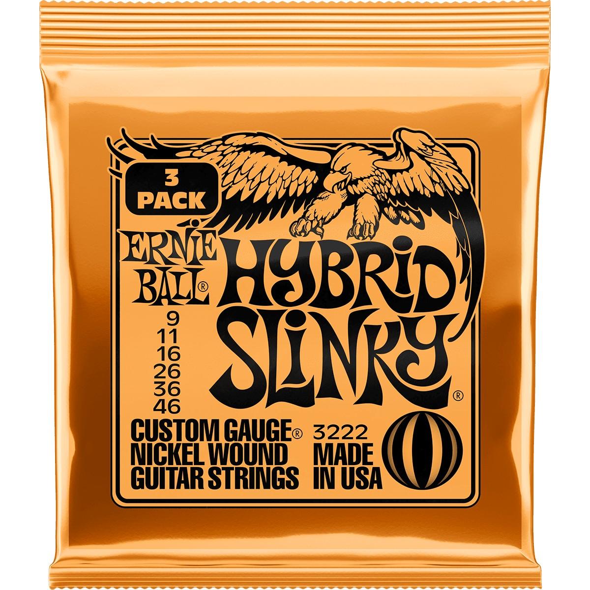 ERNIE BALL Cordes Electriques Slinky Nickel Wound Pack