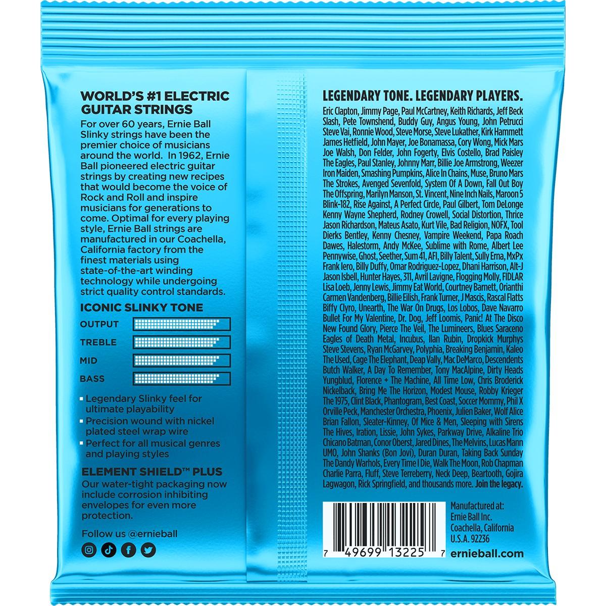 ERNIE BALL Cordes Electriques Slinky Nickel Wound Pack