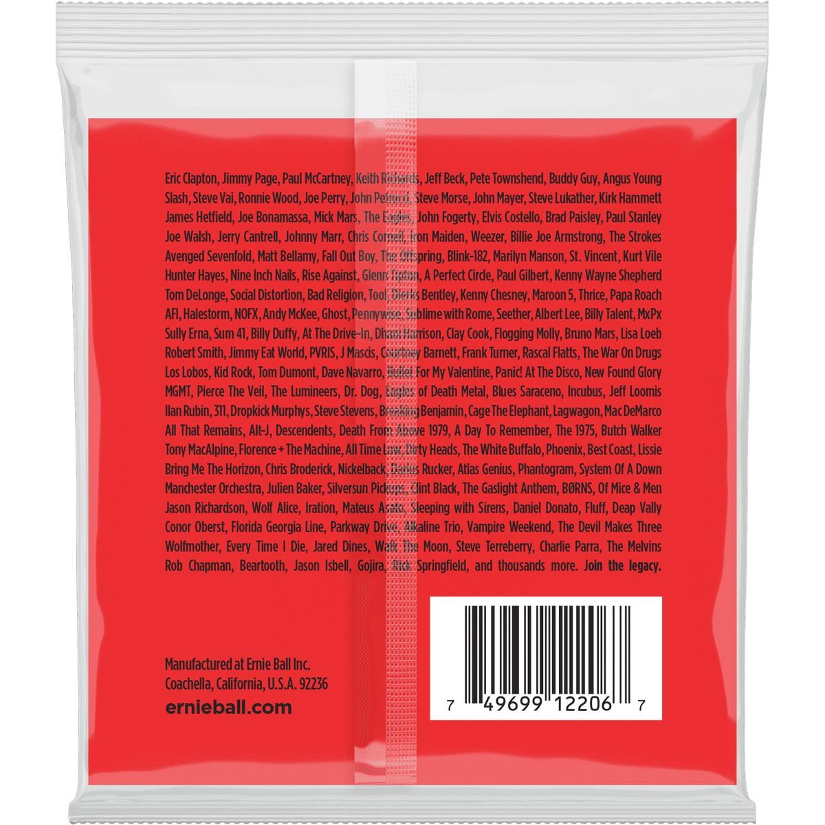ERNIE BALL Cordes Electriques Nickel Wound Sol Filé Jeu