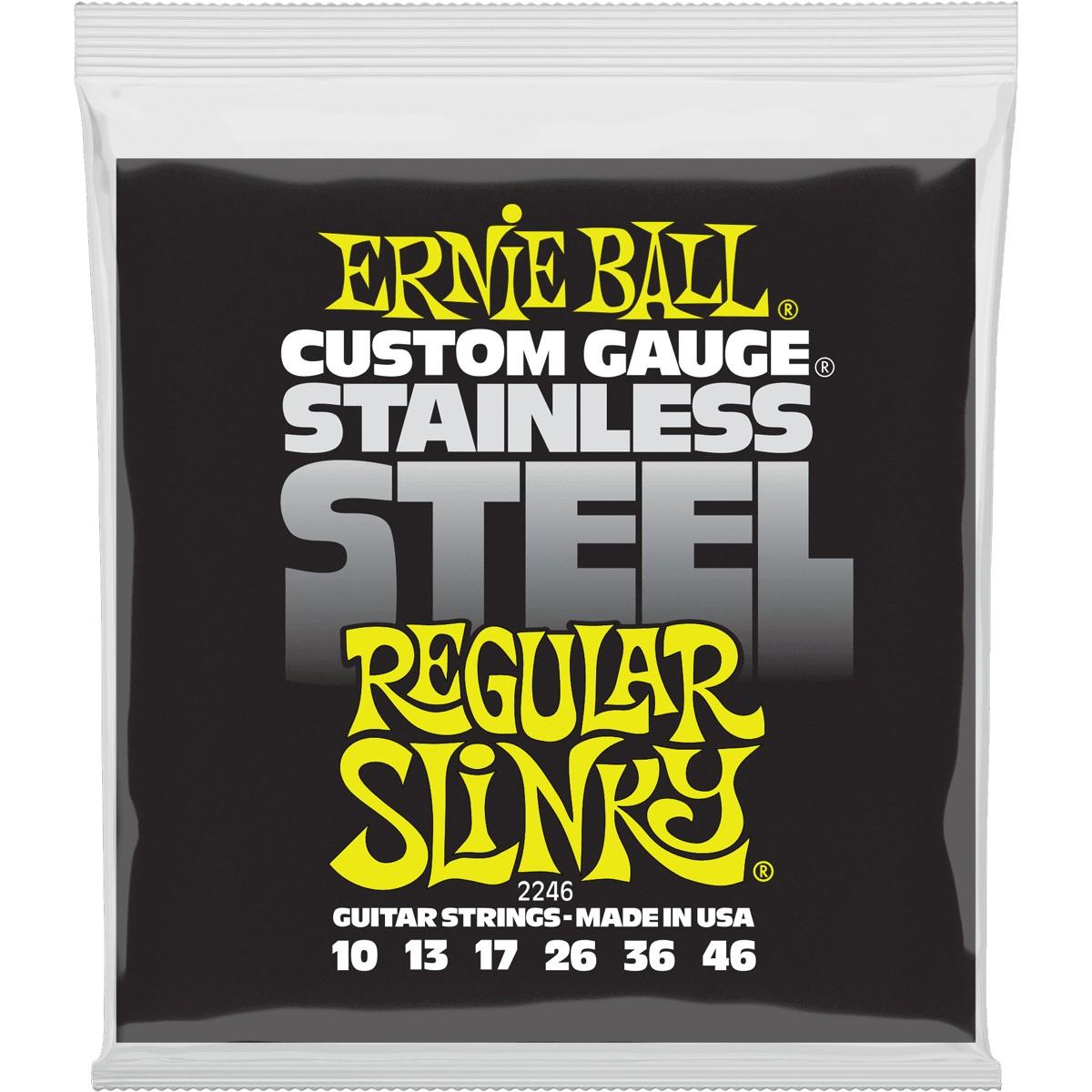 ERNIE BALL Cordes Electriques Slinky Stainless Steel Wound