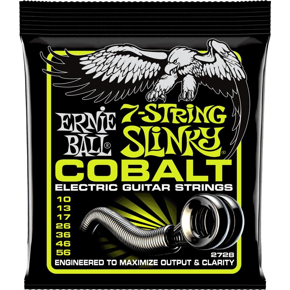 ERNIE BALL Cordes Electriques Slinky Cobalt 7 String Regular Slinky ERNIE BALL Cordes Electriques Slinky Cobalt 7 String Regular Slinky