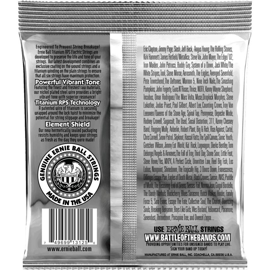 ERNIE BALL Cordes Electriques Slinky RPS Coated Titanium