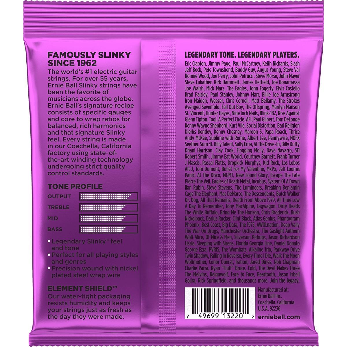 ERNIE BALL Cordes Electriques Slinky Nickel Wound Pack