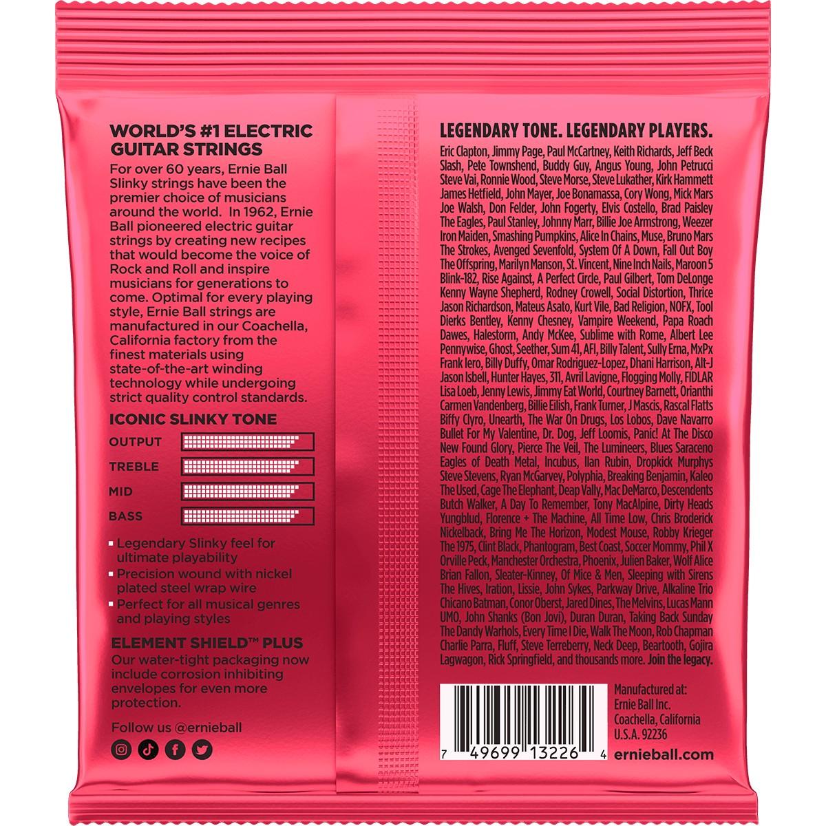 ERNIE BALL Cordes Electriques Slinky Nickel Wound Pack