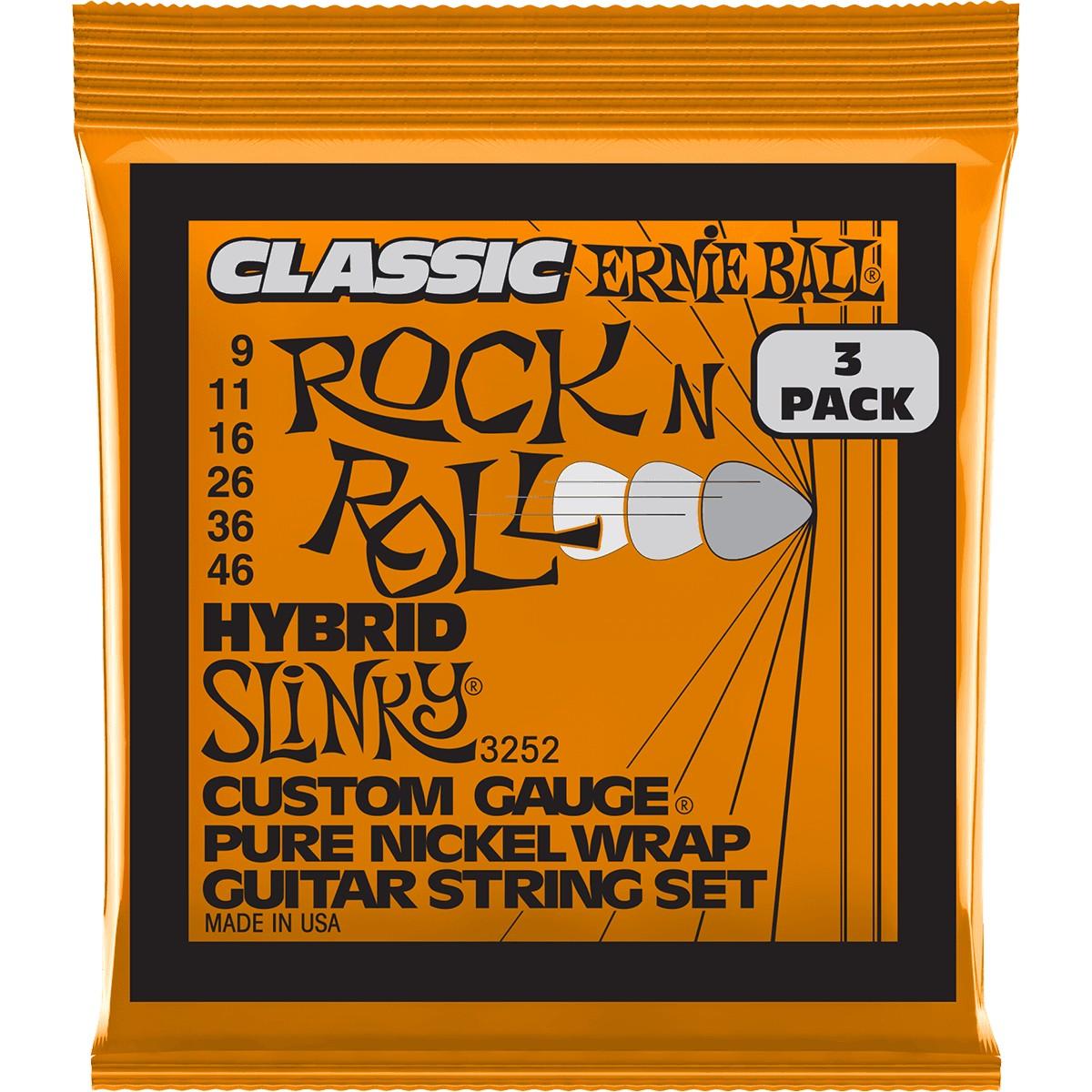 ERNIE BALL Cordes Electriques Slinky Classic Rock N Roll