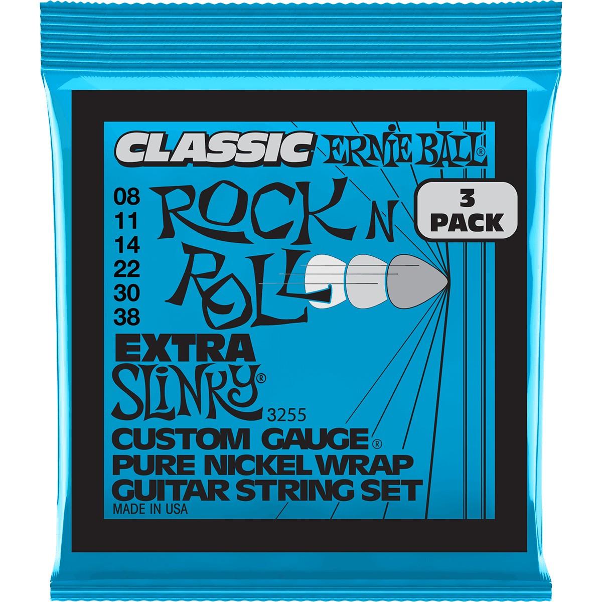 ERNIE BALL Cordes Electriques Slinky Classic Rock N Roll Pure Nickel Wrap